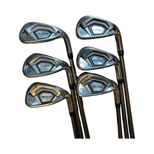 Callaway Rogue CF18 Iron Set 5-PW Graphite Shafts Reg Flex
