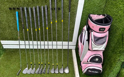 Wilson Berg HT Ladies Golf Set with Callaway Big Bertha War Bird Driver & Cart Bag Free P&P