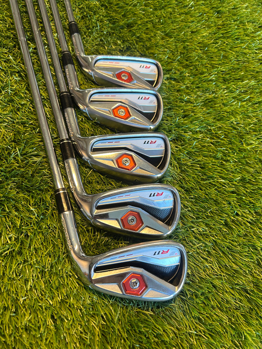 Taylormade R11 Iron Set 5-9 KBS Steel Regular Flex Shaft - Right Handed Free P&P