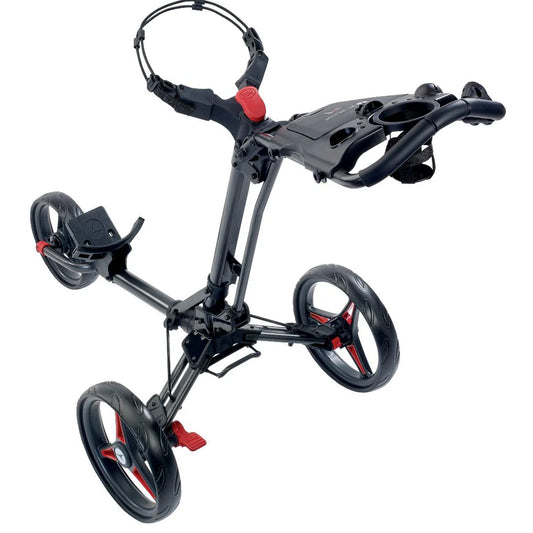 MOTOCADDY P1 GOLF PUSH TROLLEY – GRAPHITE / BLUE OR RED
