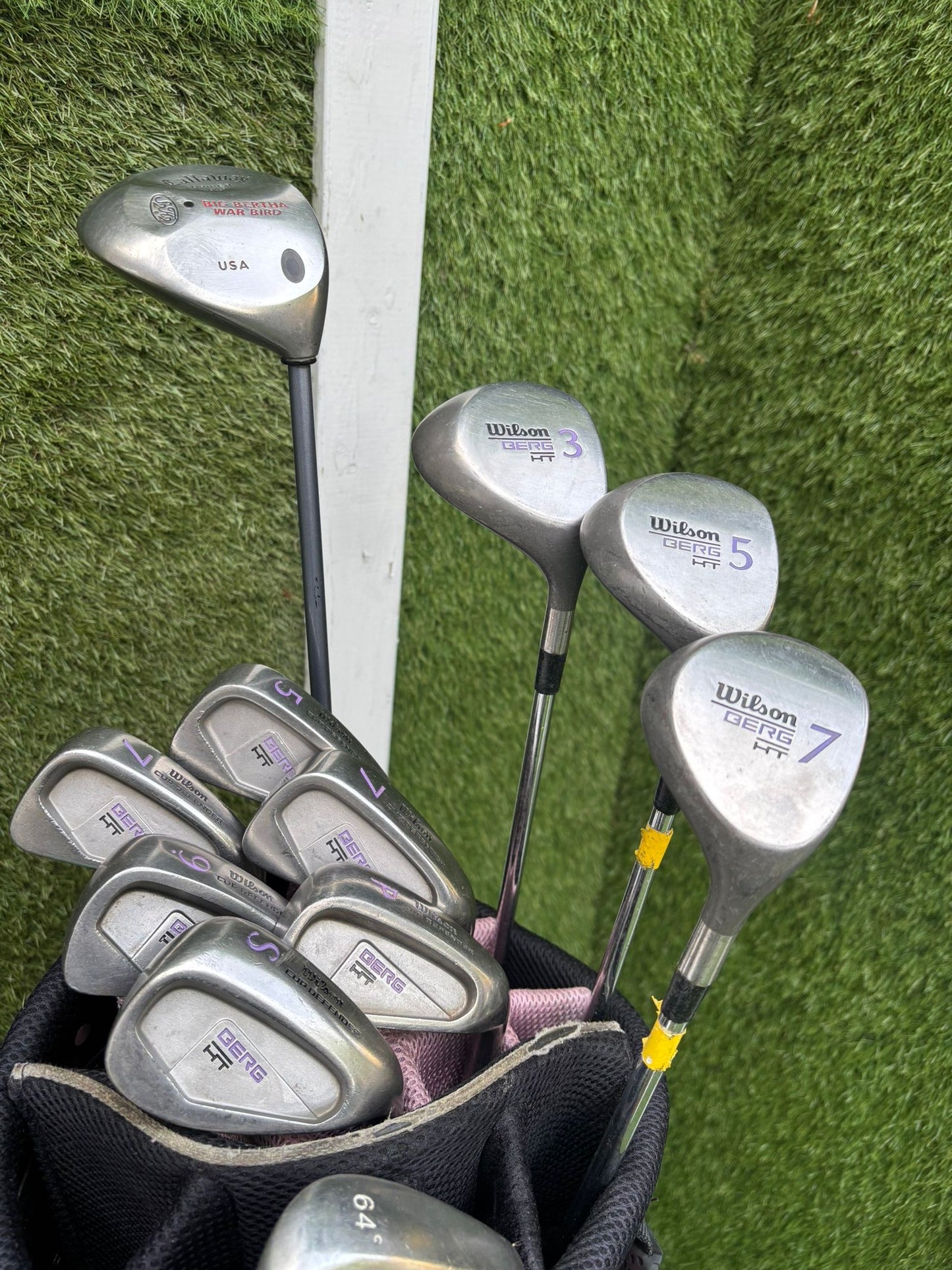 Wilson Berg HT Ladies Golf Set with Callaway Big Bertha War Bird Driver & Cart Bag
