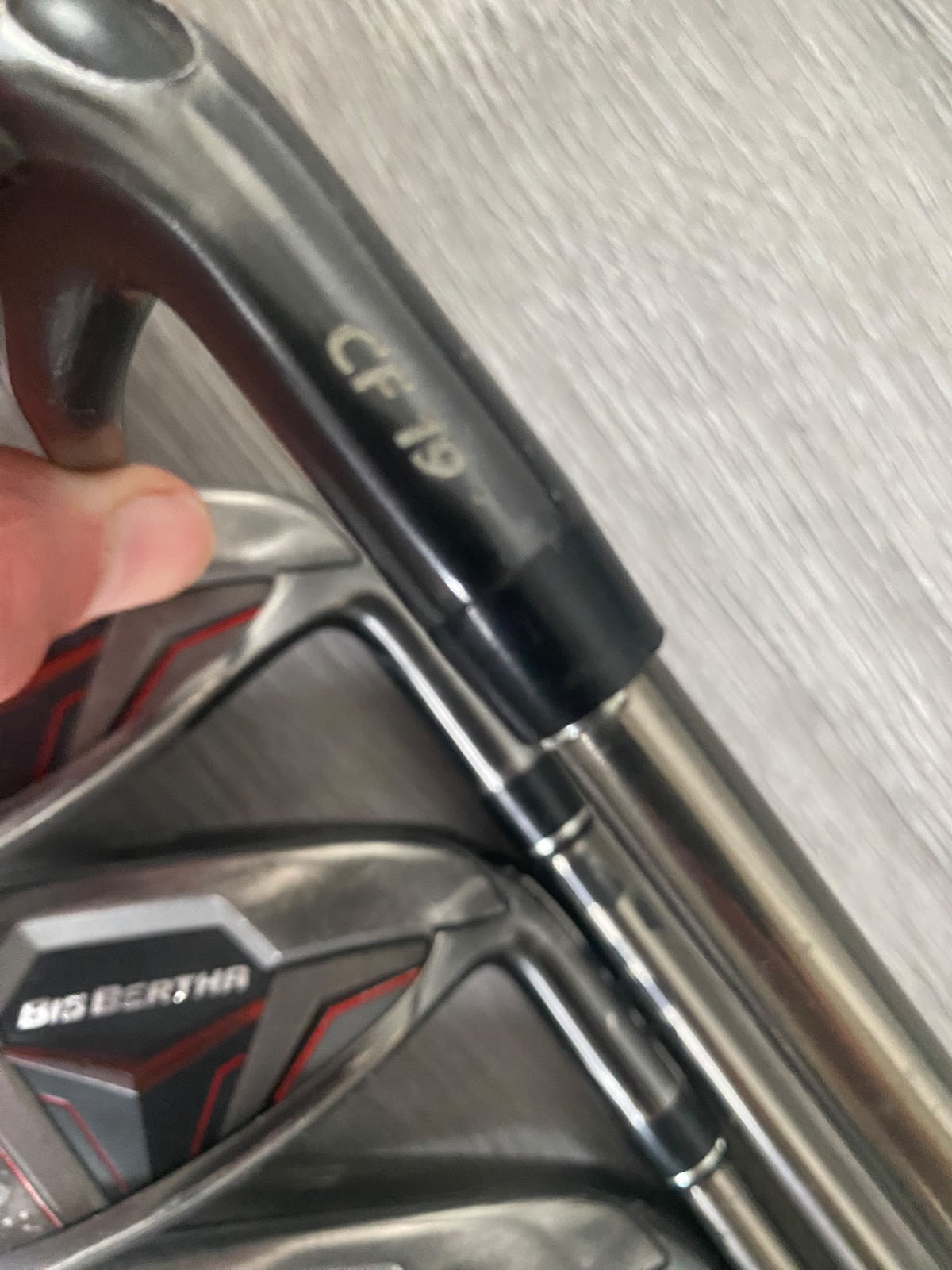 Callaway Big Bertha CF19 Irons 7-PW AW (5 clubs) Right Handed