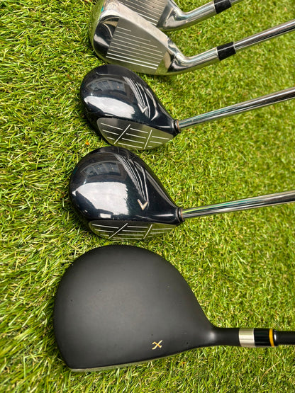 RAM Laser Hybrid Iron Set with GX7 Driver Wood, Steelhead Plus Woods & Powakaddy Bag