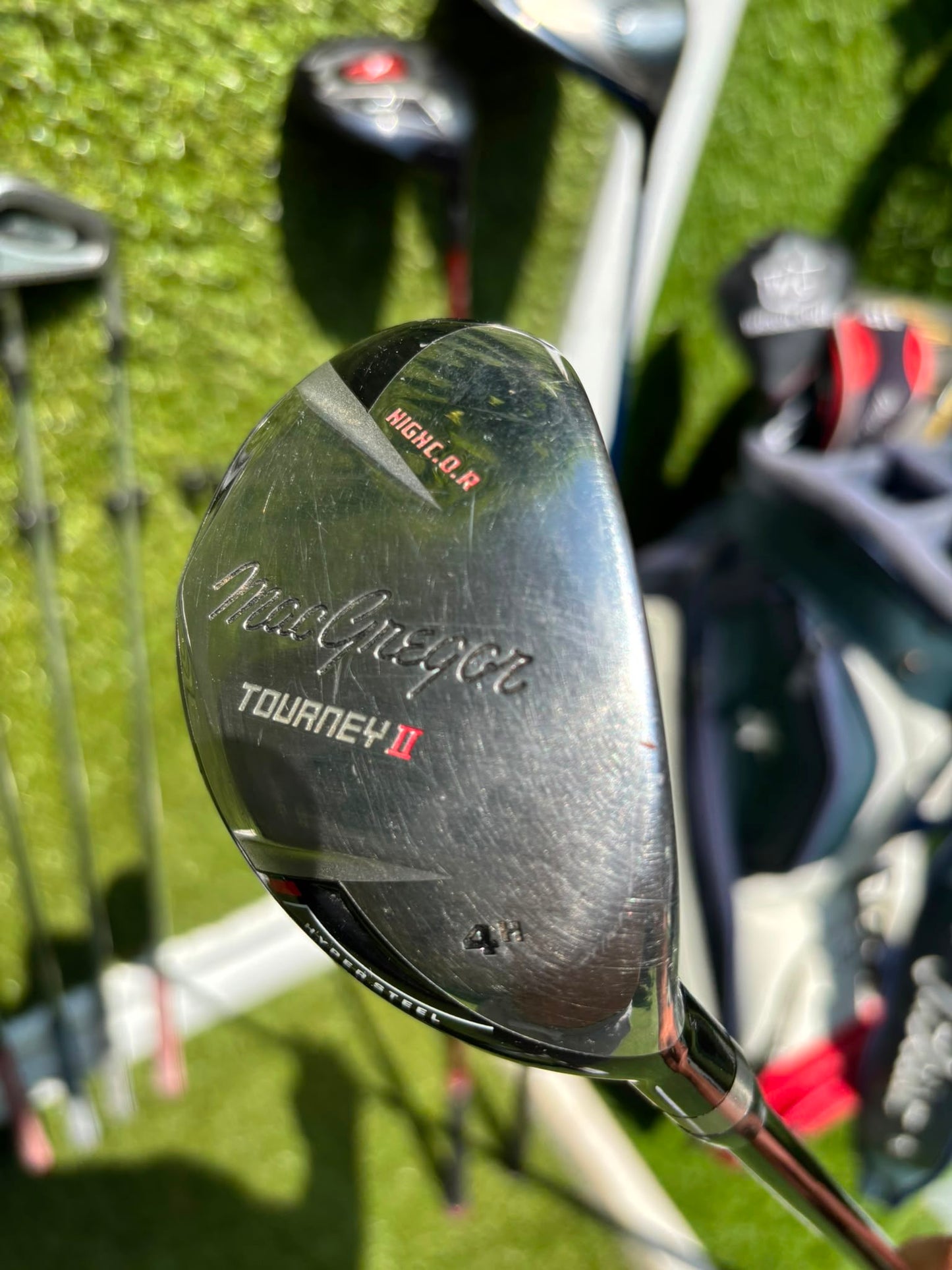 Titleist DCI 762 Irons, Cobra Driver, Odyssey White Ice Teron & Titleist Stars & Stripes Cart Bag