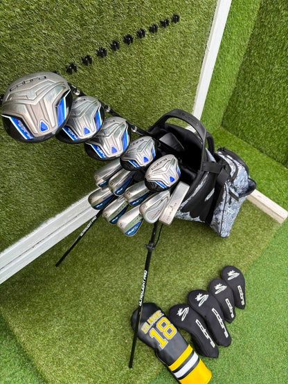 Cobra FLY-XL Complete Golf Set, Matching Woods, Hybrids, Irons & Cobra Ultralight Pro Stand Bag