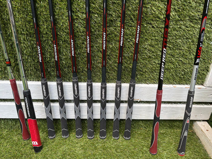 Wilson ProStaff HL Graphite Golf Set + Deep Red Woods & Wilson Deep Red Stand Bag