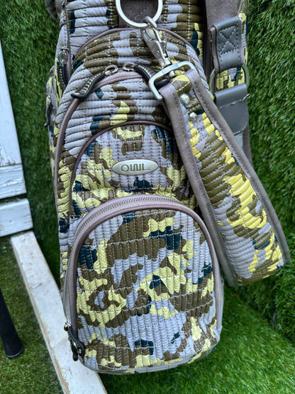 MacGregor V-Foil M565 Irons, Ping Driver, Ping Hybrid, TaylorMade Putter & Premium OUUL Camouflage Stand Bag