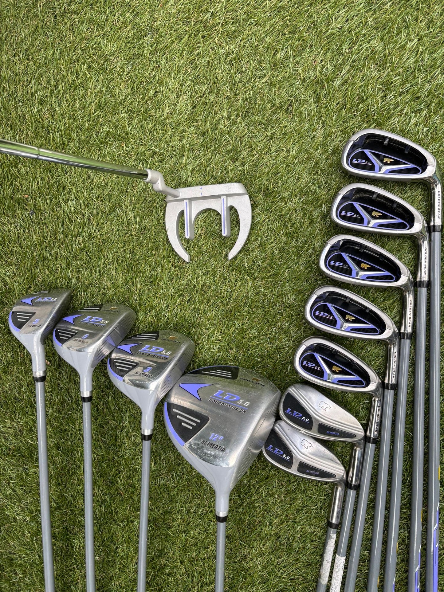 Ladies Golden Bear LD 5.0 Full Golf Set (6–PW + 3 Wedges + Driver + Woods + Hybrid + Bag)