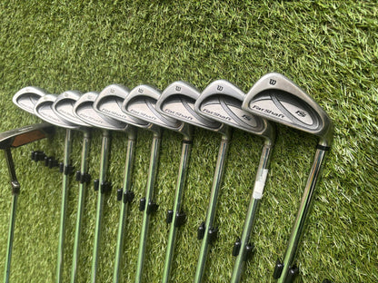 Callaway Big Bertha Woods + Wilson FatShaft Irons + Stand Bag (14 Clubs)