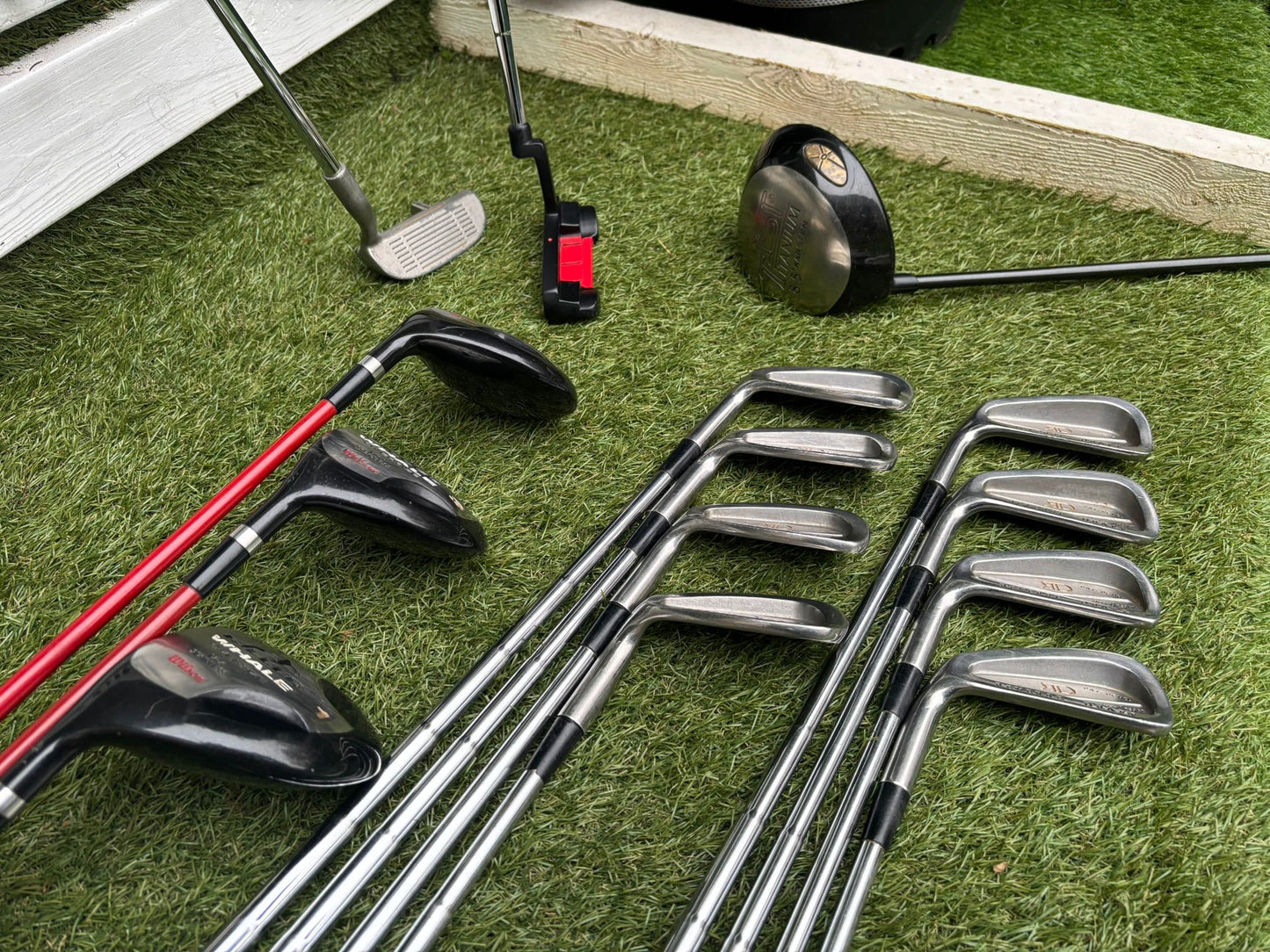 Left-Handed MacGregor Reverse Draft Full Set – Wilson Killer Whale Woods + Ping TiSi Driver £245.00 Delivered