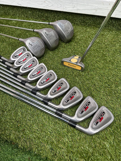 Maxfli VHL Irons 3-SW + Howson Woods + Cart Bag Golf Set