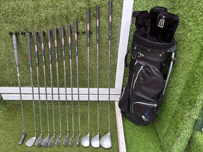 Dunlop MAX Golf Set with Matching Woods, 64° Wedge & Jaxx Stand Bag