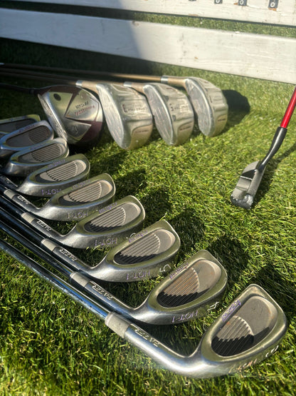 Ladies-Friendly Full Golf Set | Yonex Driver + Fazer Woods + Fazer HOT-1 Irons + Wilson Bag (13 Clubs)