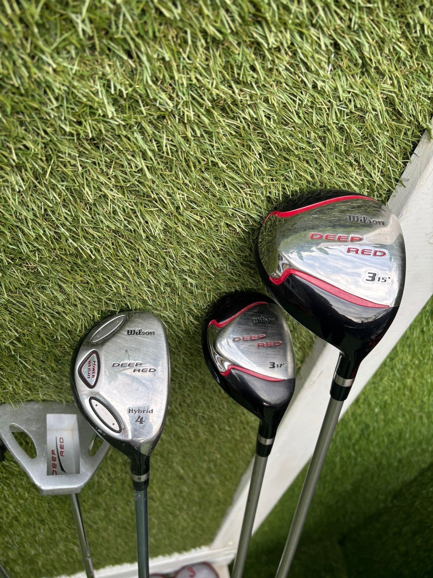 Wilson Deep Red Woods + ProStaff Irons + Cobra Stand Bag – 11 Club Golf Set