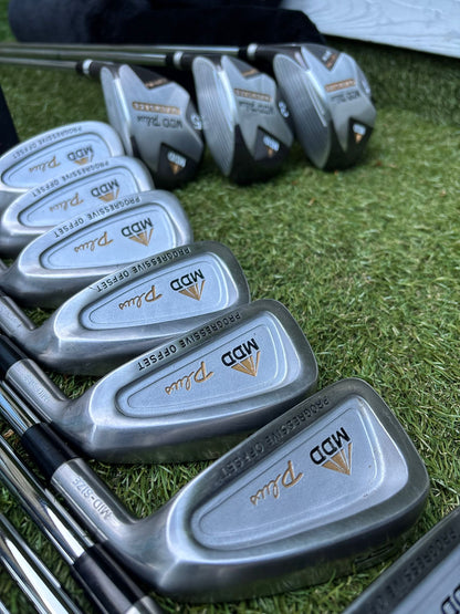 MDD Plus Full Golf Set 3–SW + Oversize Woods + New Proline Cart Bag