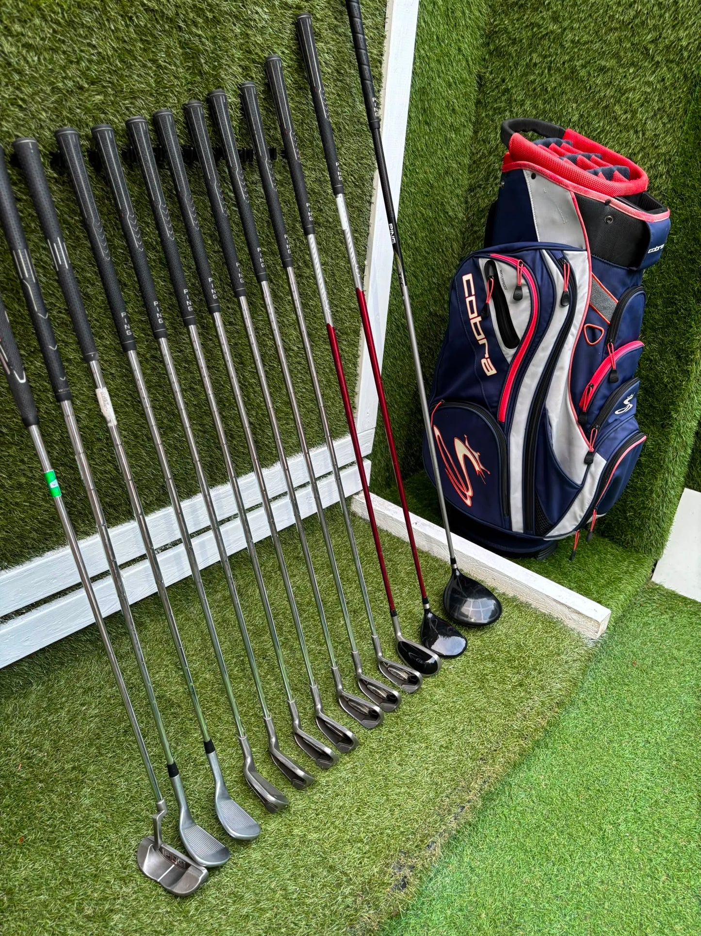 Ping G15 Complete Golf Set + Rapture Driver, Glide Wedges & Cobra Cart Bag