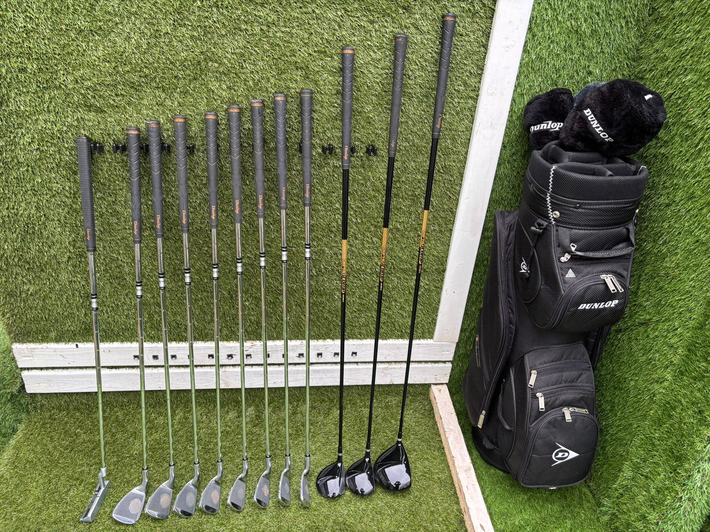 Dunlop John Daly Oversize Full Golf Set (4–SW) + LCG Woods + Bag Free P&P