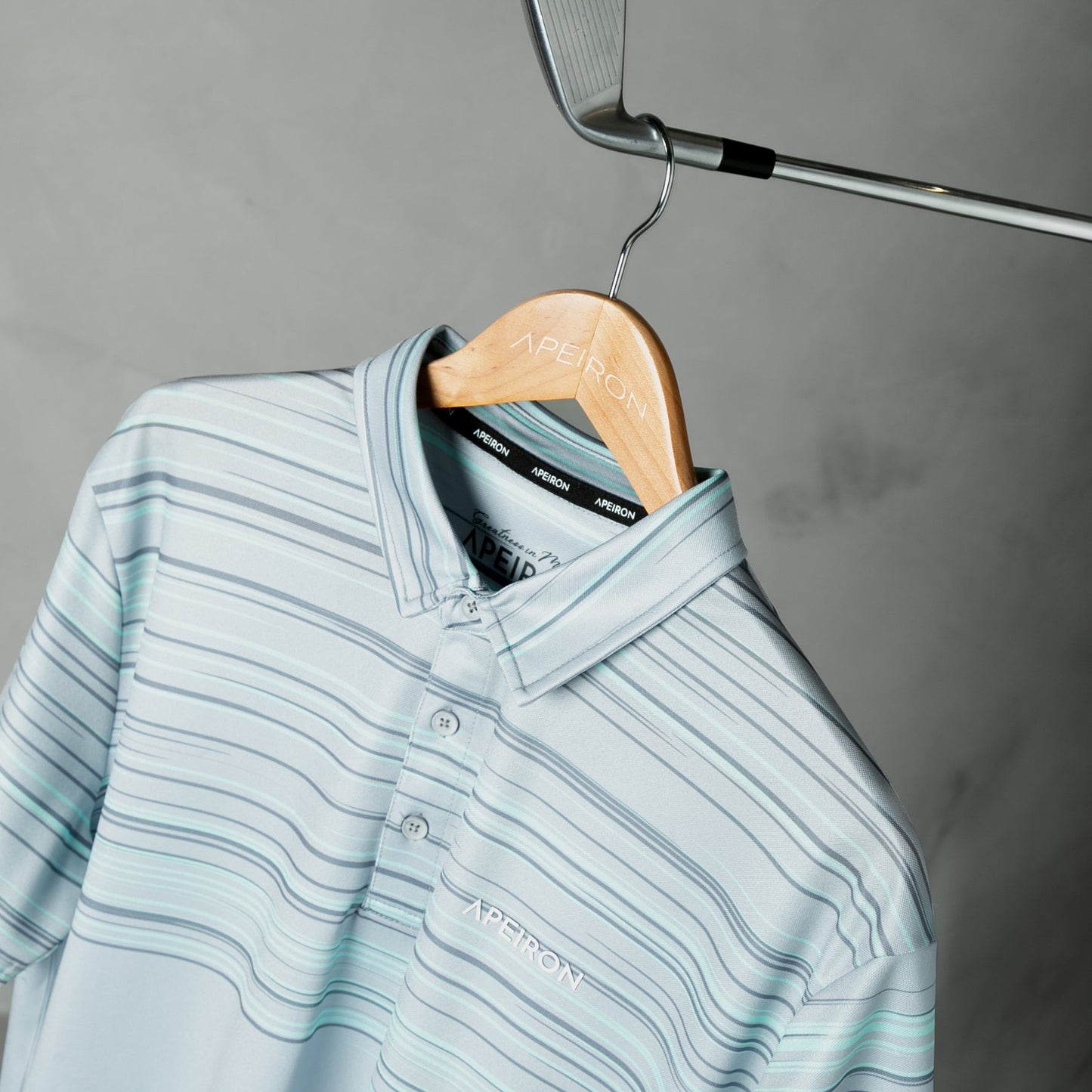 Mint Grey Polo