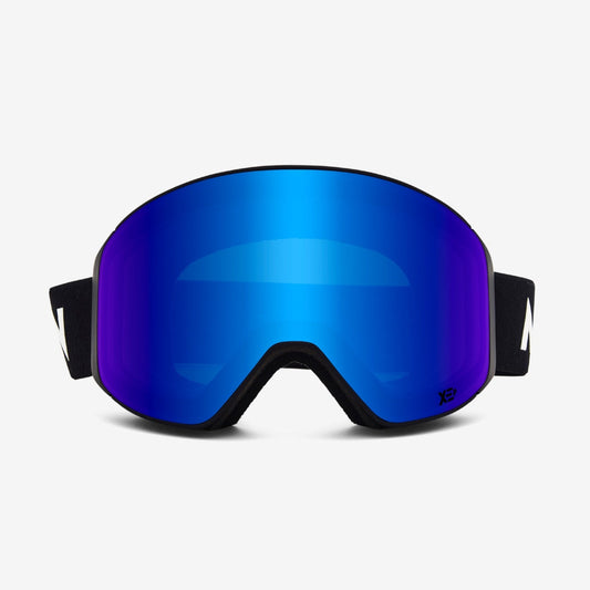 Messy Weekend Ski Goggles, CLEAR XEP, Photochromic Lens, UV400, Black - Blue