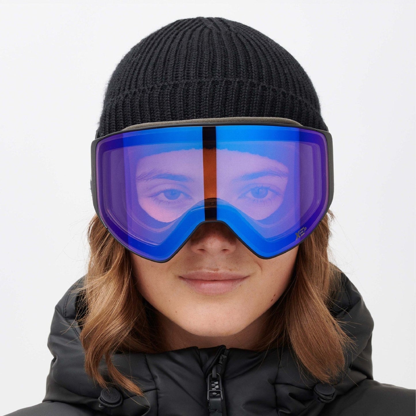 Messy Weekend Ski Goggles, CLEAR XEP, Photochromic Lens, UV400, Black - Blue