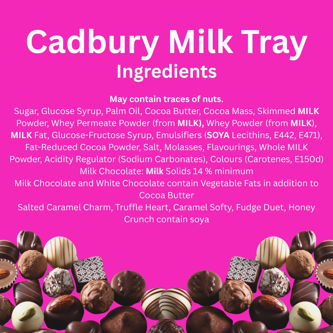 2 x Boxes of Cadbury Milk Tray 78 grams