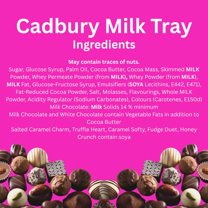 2 x Boxes of Cadbury Milk Tray 78 grams