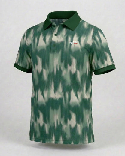 Youth Camo Performance Golf Polo – Stretch, Breathable