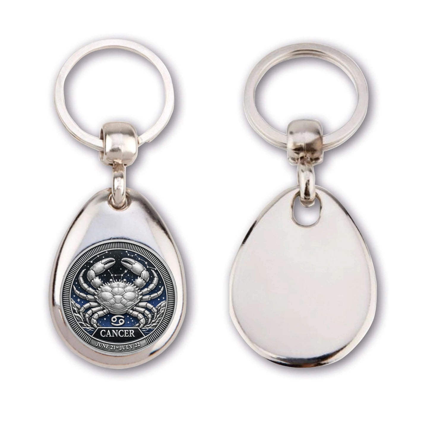 Personalized Zodiac Sign Key Ring – Astrology Gift Idea