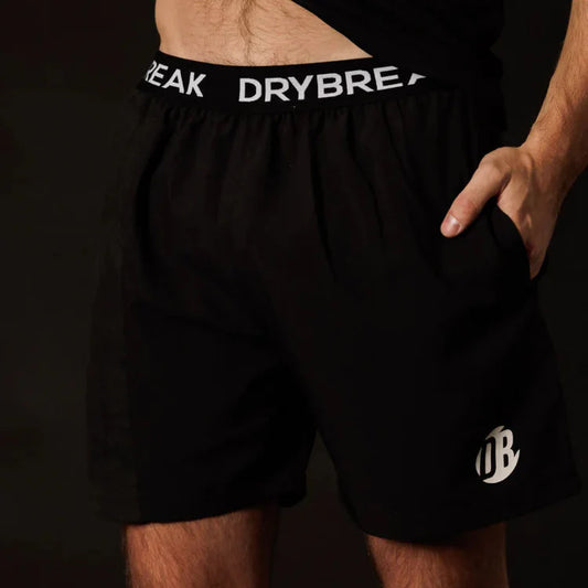 Men's Padel Shorts Black – Moisture-Wicking, Athletic Fit