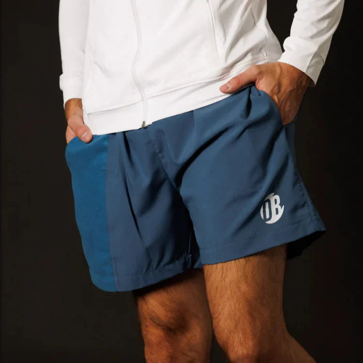 Men's Padel Shorts Drybreak Blue – Moisture-Wicking, Athletic Fit