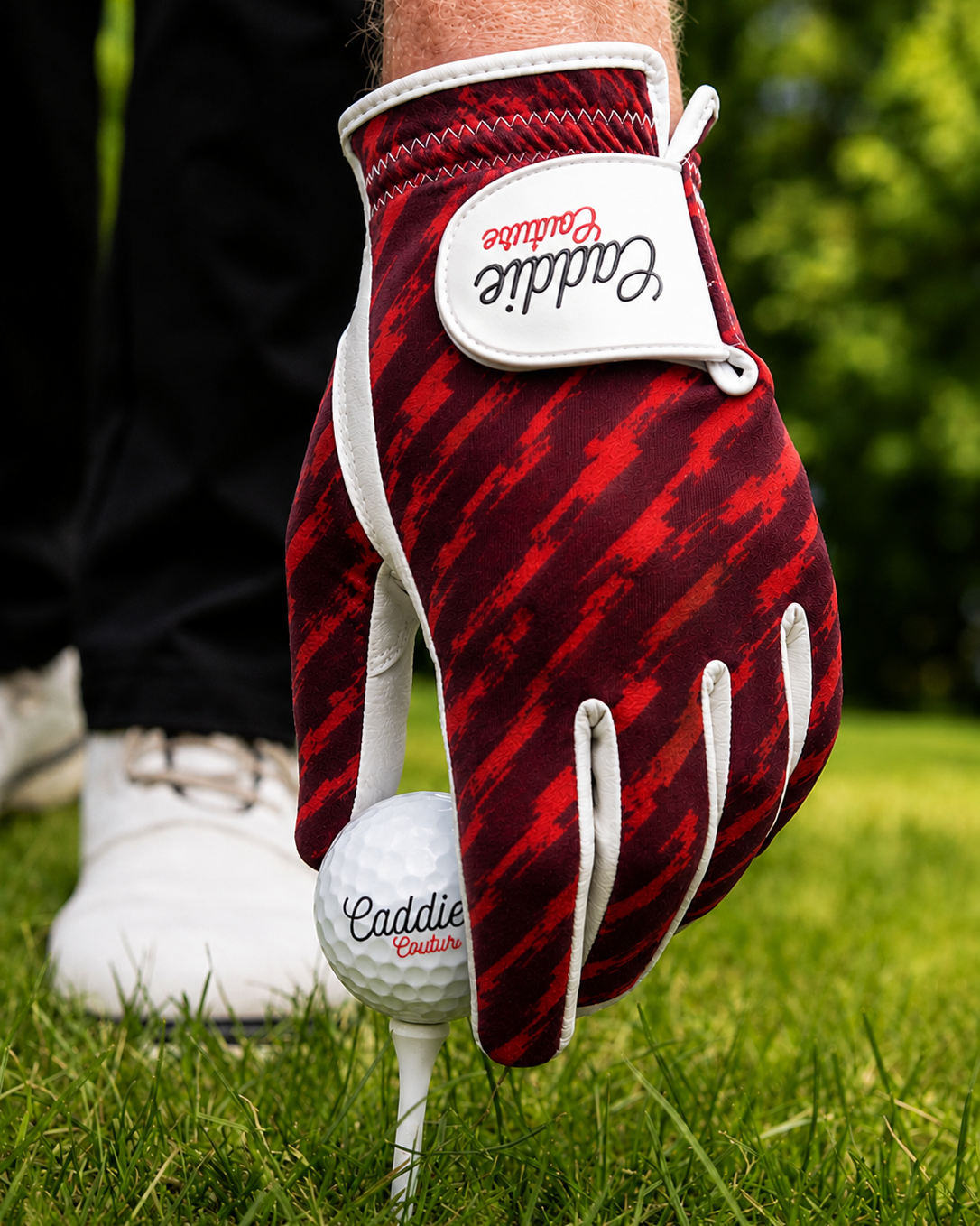 Scarlet Surge Golf Glove