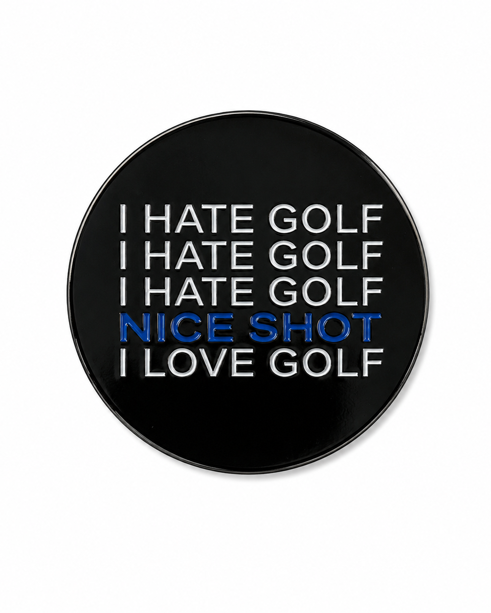 Love and Hate Golf Ball Marker