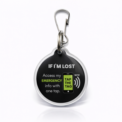 If I'm Lost | NFC Clip-On Emergency Information Tag