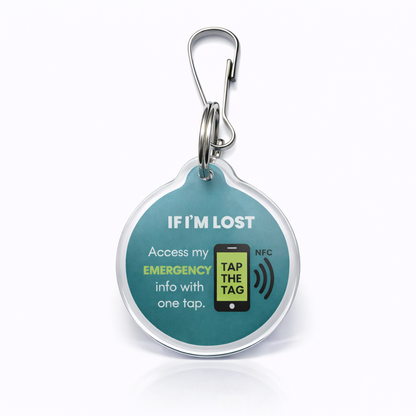 If I'm Lost | NFC Clip-On Emergency Information Tag
