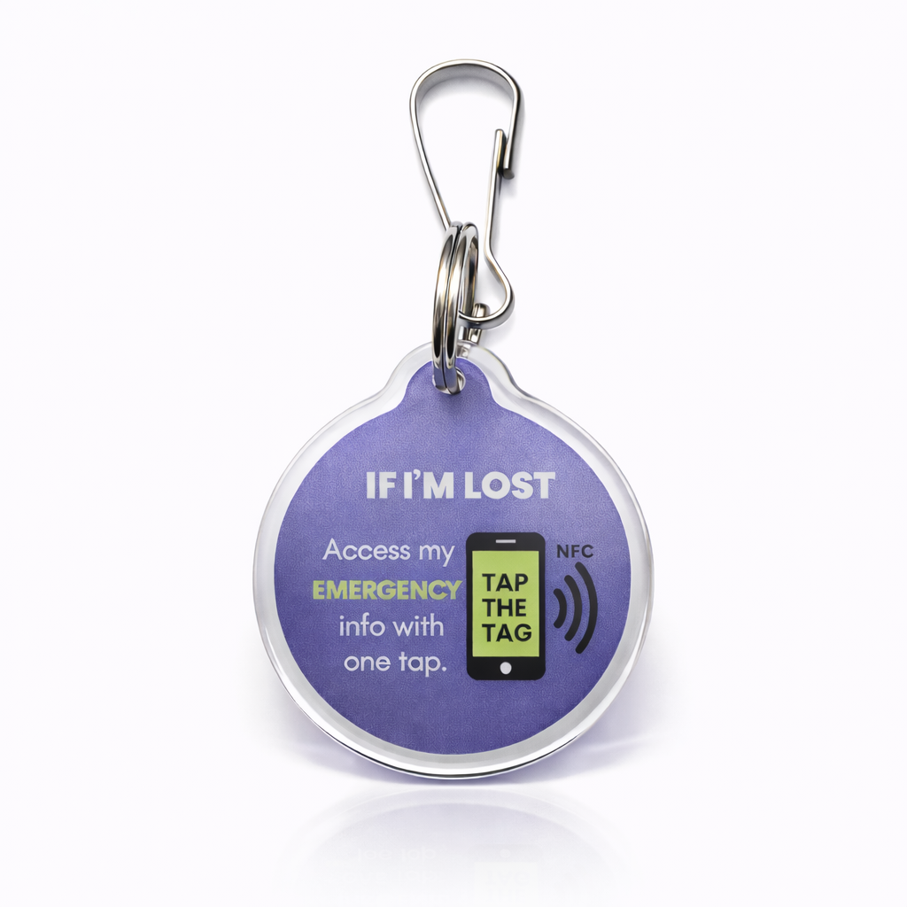 If I'm Lost | NFC Clip-On Emergency Information Tag