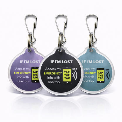 If I'm Lost | NFC Clip-On Emergency Information Tag