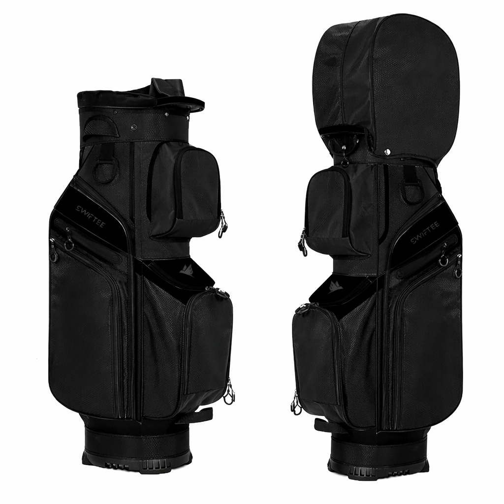 Swiftee 14-Slot Golf Cart - Trolley Bag – Lightweight Organizer Golf Bag with Full-Length Dividers