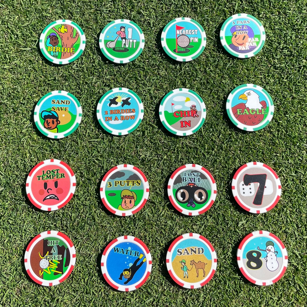Chip n Win - The On Course Golf Poker Chips Game