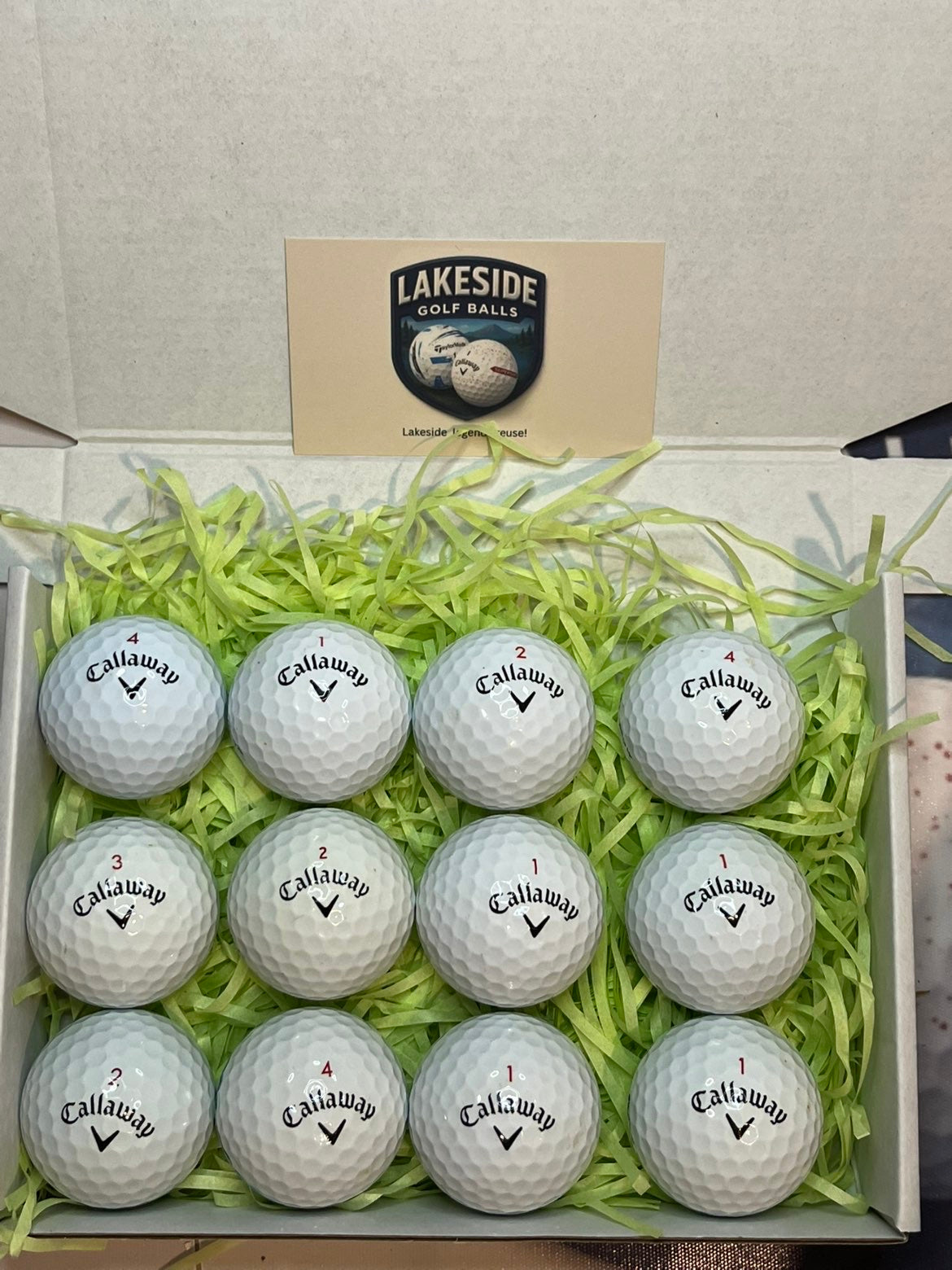 12 Callaway Chrome Soft White