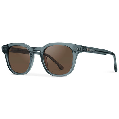 CLARK Mid-Century Polarized Men's Sunglasses in Crystal Stone Blue by WMP Eyewear UK