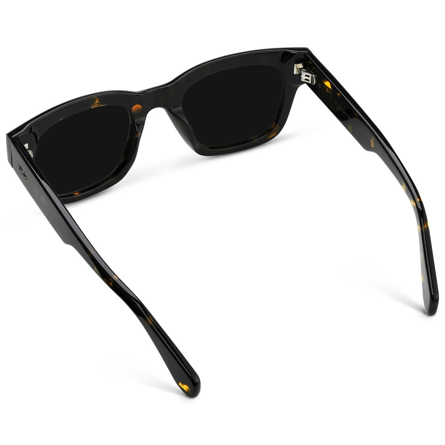 CLINT Men's Oversized Rectangular Sunglasses in Obsidian Gold Tortoise by WMP Eyewear