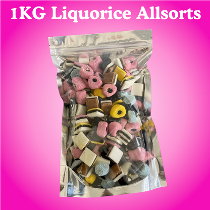 Liquorice Allsorts 1KG Grab Bag