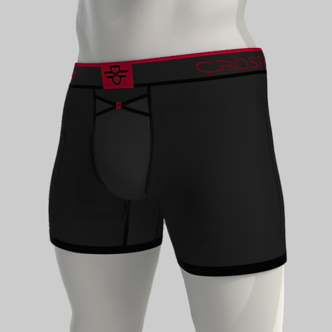 Aero Pro 9" Boxers - Black / Red