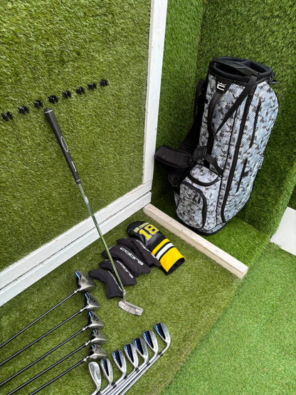 Cobra FLY-XL Complete Golf Set, Matching Woods, Hybrids, Irons & Cobra Ultralight Pro Stand Bag