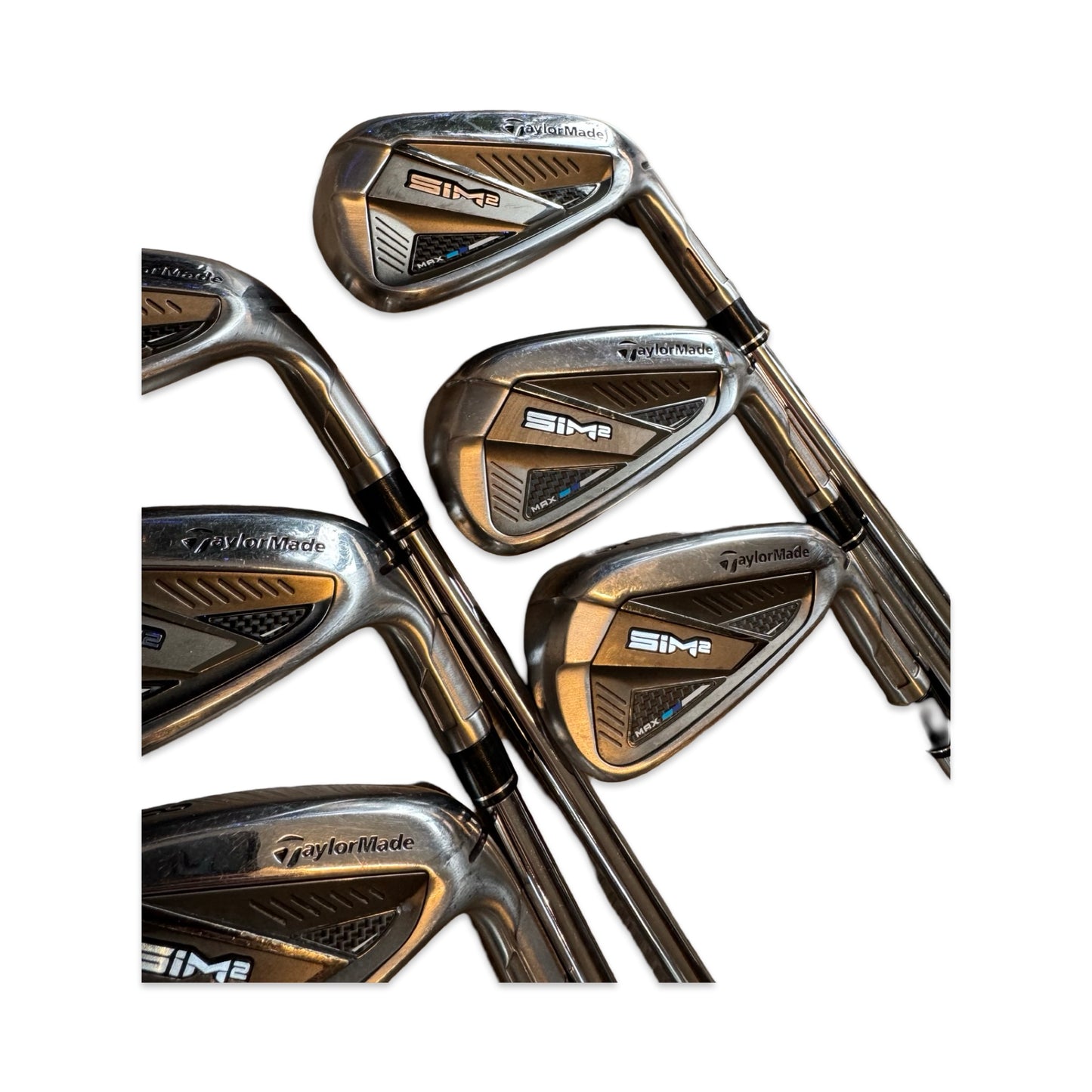 TaylorMade Sim 2 Max Stunning Iron Set 5-PW KBS Reg Flex Free Delivery