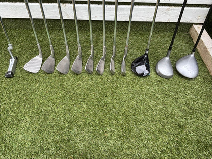 12 Club Complete Golf Set with Cavity-Back Irons & Stand Bag