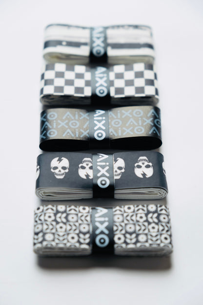 Aixo Checker Dry Overgrip Black & Yellow