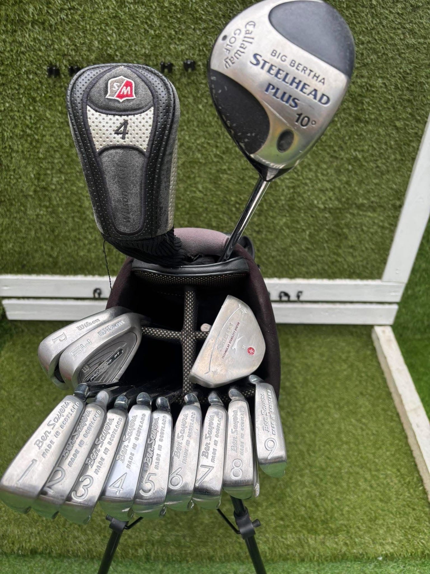 Ben Sayers Super Contact Full Set + Callaway Driver + Wilson Hybrid + Bag £174.00 Free Delivery
