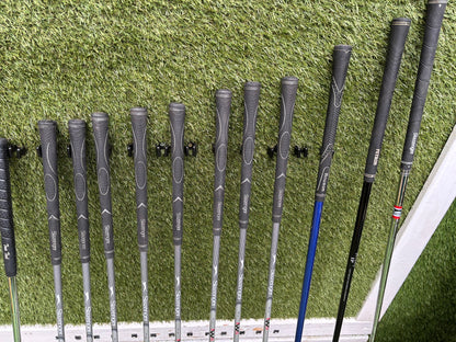 Slazenger Big Ezee Iron-Wood Golf Set V300 Driver Hybrid Stand Bag Free P&P