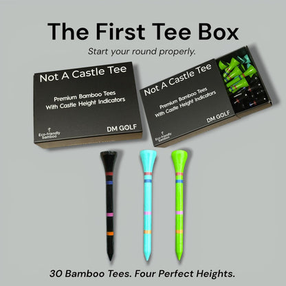 The Tee Box – 30 Bamboo Tees | Not A Castle Tee